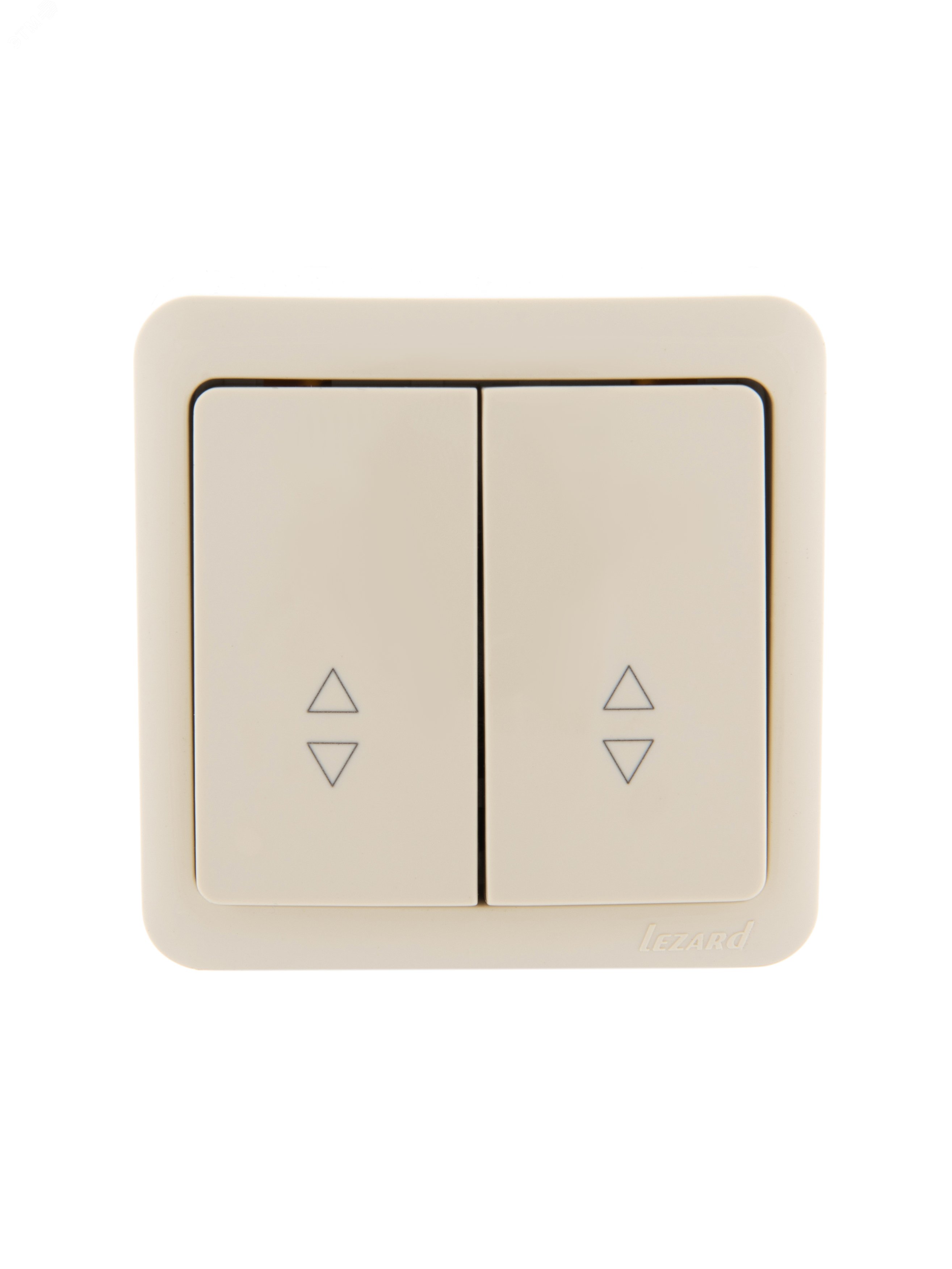 Изображение товара Выключатель проходной двойной крем VIOLA 751-0300-106 для бытового использования