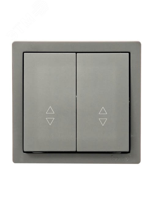 Изображение товара LETO Выключатель проходной двойной платина Lezard 752-3500-106 (шт)