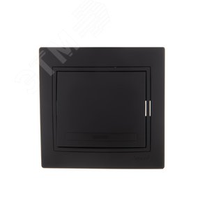 Изображение товара MIRA Выключатель чёрный бархат со вставкой (10шт/120шт) (шт)