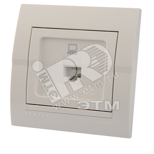 Изображение товара DERIY Розетка RJ45 белый (шт)