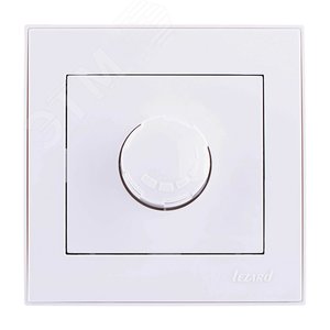 Изображение товара Диммер RAIN 500Вт с фильтром и предохранителем белый (шт)