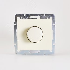 Диммер RAIN 500Вт с фильтром и предохранителем крем механизм