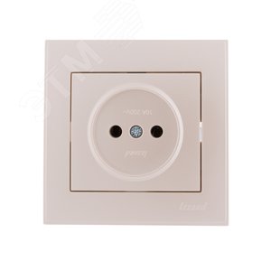 Изображение товара Розетка RAIN б/з керамика жемчужно-белый перламутр (шт)