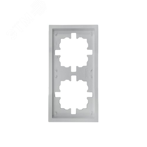 Изображение товара ZIMA Рамка 2-ая универсальная, белая Lezard 704-0200-147 (шт)