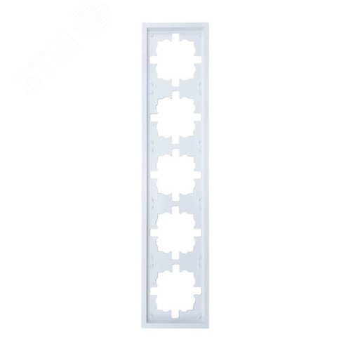 Изображение товара ZIMA Рамка 5-ая универсальная, белая Lezard 704-0200-150 (шт)