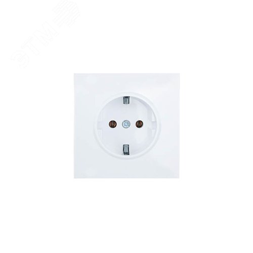 Изображение товара ZIMA Розетка с заземлением, 16 А, механизм, белая Lezard 704-0288-122BQC (шт)