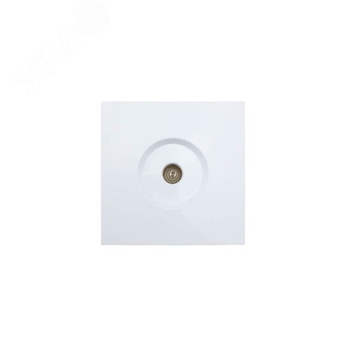 Изображение товара ZIMA Розетка ТВ проходная, механизм, белая Lezard 704-0288-129 (шт)