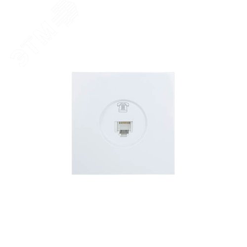 Изображение товара ZIMA Розетка телефонная евро белая Lezard 704-0288-137 (шт)