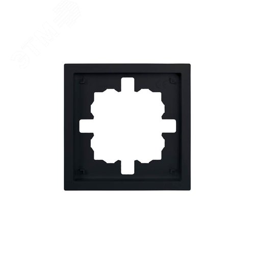 Изображение товара ZIMA Рамка 1-ая универсальная, черный бархат Lezard 704-4200-146 (шт)