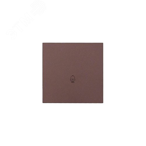 Изображение товара ZIMA Кнопка звонка, 10 А, механизм, шоколад Lezard 704-7388-103QC (шт)