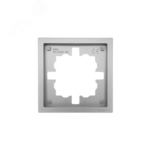 Изображение товара ZIMA Рамка 1-ая универсальная, серый матовый Lezard 704-7400-146 (шт)