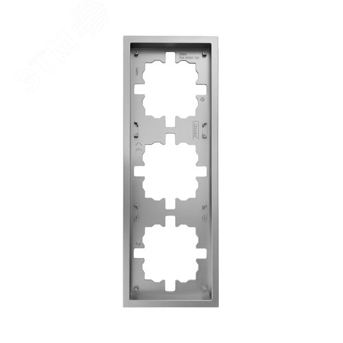 Изображение товара ZIMA Рамка 3-ая универсальная,серый матовый Lezard 704-7400-148 (шт)