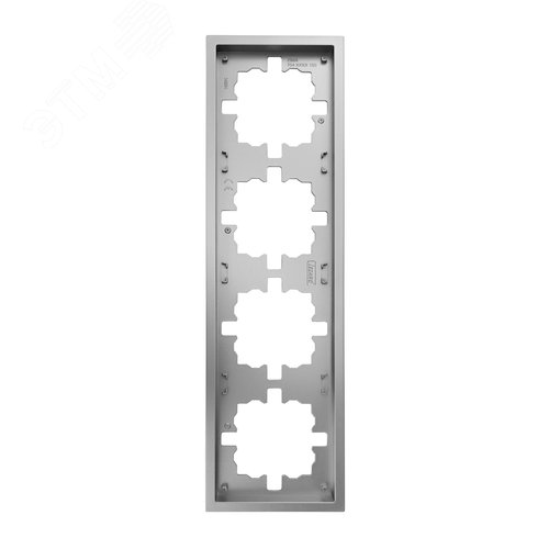 Изображение товара ZIMA Рамка 4-ая универсальная, серый матовый Lezard 704-7400-149 (шт)