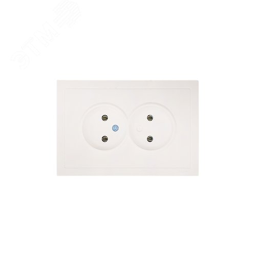 Изображение товара ZIMA Розетка двойная без заземления 16А, механизм, слоновая кость Lezard 704-9000-128BQC (шт)