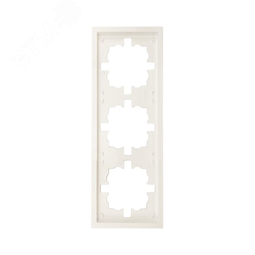 Изображение товара ZIMA Рамка 3-ая универсальная, слоновая кость Lezard 704-9000-148 (шт)