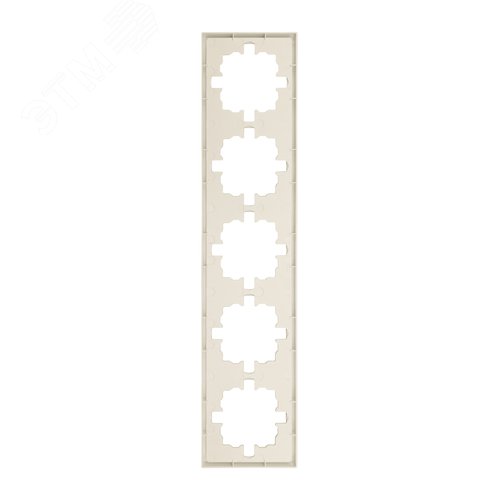 Изображение товара ZIMA Рамка 5-ая универсальная, слоновая кость Lezard 704-9000-150 (шт)