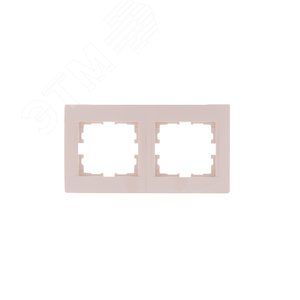 Изображение товара KARINA Рамка 2-ая горизонтальная б/вст крем (10шт/120шт) (шт)