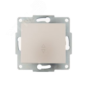 Изображение товара KARINA Выключатель проходной жемчужно-белый перламутр (10шт/120шт) (шт)