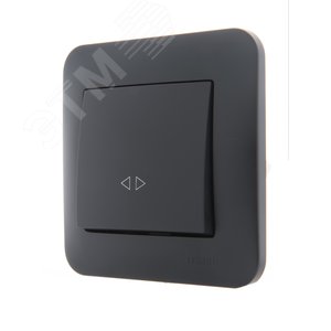 Изображение товара KARINA Выключатель промежуточный чёрный бархат (10шт/120шт) (шт)