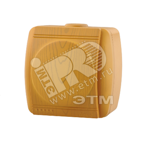 Изображение товара Ната Розетка с заземлением с крышкой керамика ольха (шт)