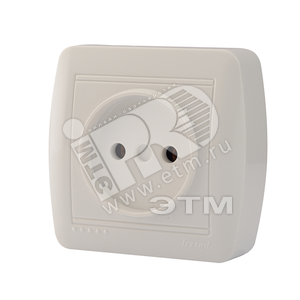 Изображение товара DEMET Розетка без заземления наружная белая (шт)