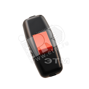 Выключатель навесной черно -красный 50/800 715-1121-611 Lezard