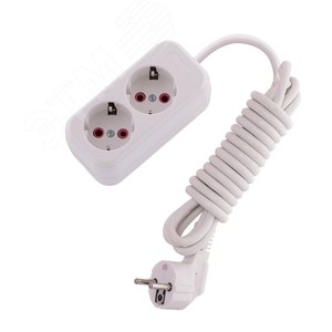 Изображение товара Удлинитель с заземлением 2 входа 3 метра (шт)