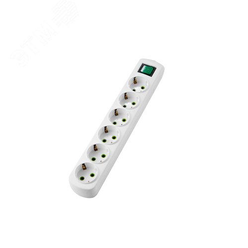 Изображение товара Колодка с/з 6 входов с выключателем (шт)