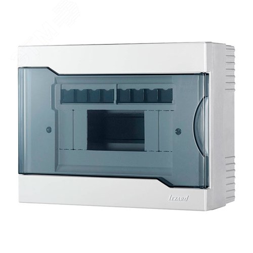 Изображение товара Щит распределительный навесной ЩРН-П-8 пластиковый с прозрачной крышкой (шт)