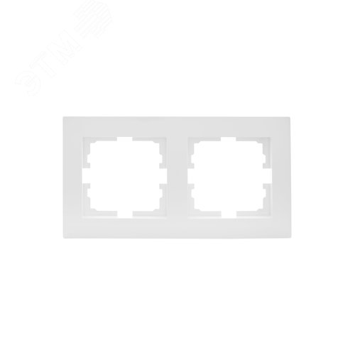 Изображение товара VESNA Рамка 2-ая горизонтальная б/вст белая (шт)