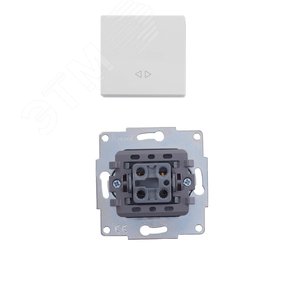 Изображение товара VESNA Выключатель промежуточный белый (шт)