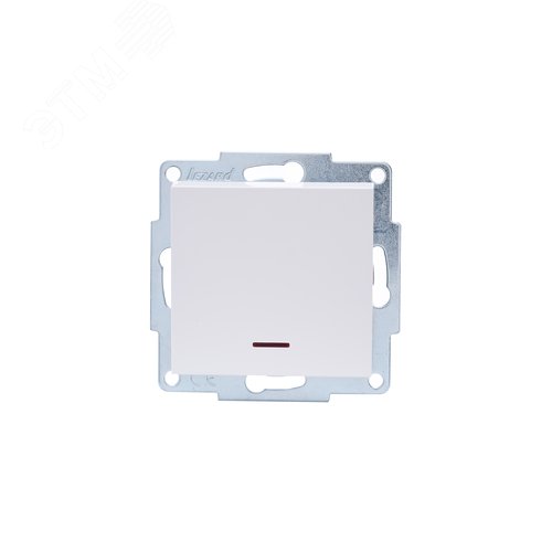 Изображение товара VESNA Выключатель с подсветкой белый (шт)