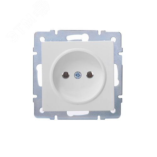 Изображение товара VESNA Розетка б/з ПБТ белая (шт)