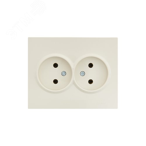 Изображение товара Vesna Розетка 2-ая б/з цв. крем (шт)