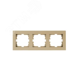 Изображение товара VESNA Рамка 3-ая горизонтальная б/вст золото (шт)