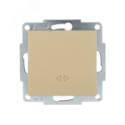 Изображение товара VESNA Выключатель промежуточный золото (шт)