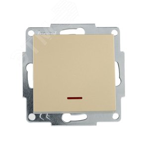 Изображение товара VESNA Выключатель с подсветкой золото (шт)