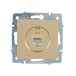 Изображение товара VESNA Розетка компьютерная золото 140 (шт)