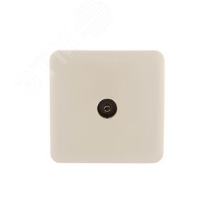 Изображение товара VIOLA Розетка ТВ проходная крем (12шт/144шт) (шт)