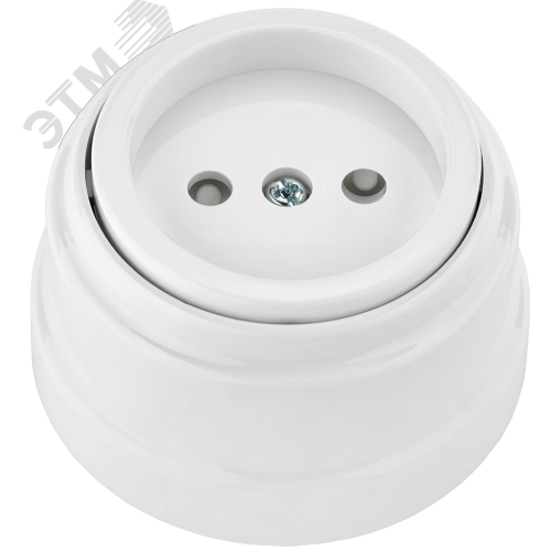 Изображение товара Ретро розетка электрическая одноместная без з/к со шторками РА16-0205