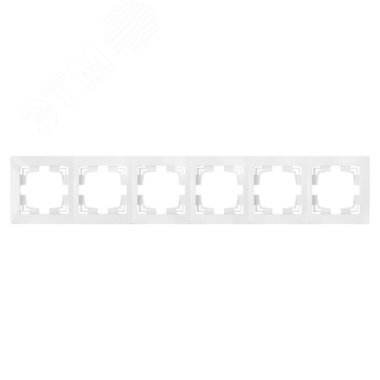 Изображение товара Беларусь Крышка 6 модулей белая для электроустановочных изделий