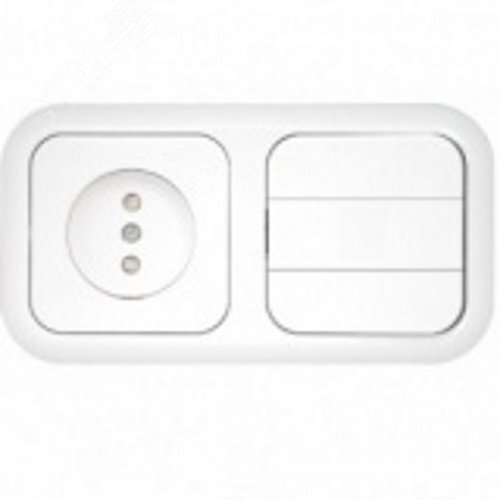 Изображение товара Беларусь Блок 3-х кл выкл+розетка с/ш (шт) Изображение товара Беларусь Блок 3-х кл выкл+розетка с/ш (шт)