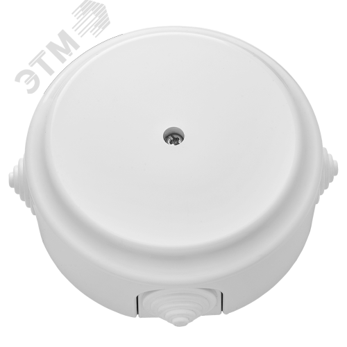 Изображение товара Ретро коробка монтажная КМ-447 белая 124 мм для электросетей