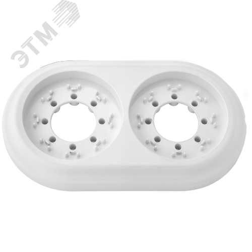 Изображение товара Двухместная ретро рамка ЮЛИГ.735212.471 Белый дизайн