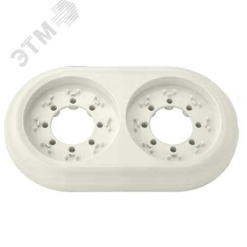 Изображение товара Ретро двухместная рамка ЮЛИГ бежевый для фотографий и декора