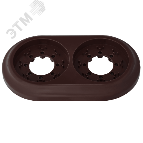 Изображение товара Ретро двухместная рамка ЮЛИГ.735212.471 шоколад для фотодекора