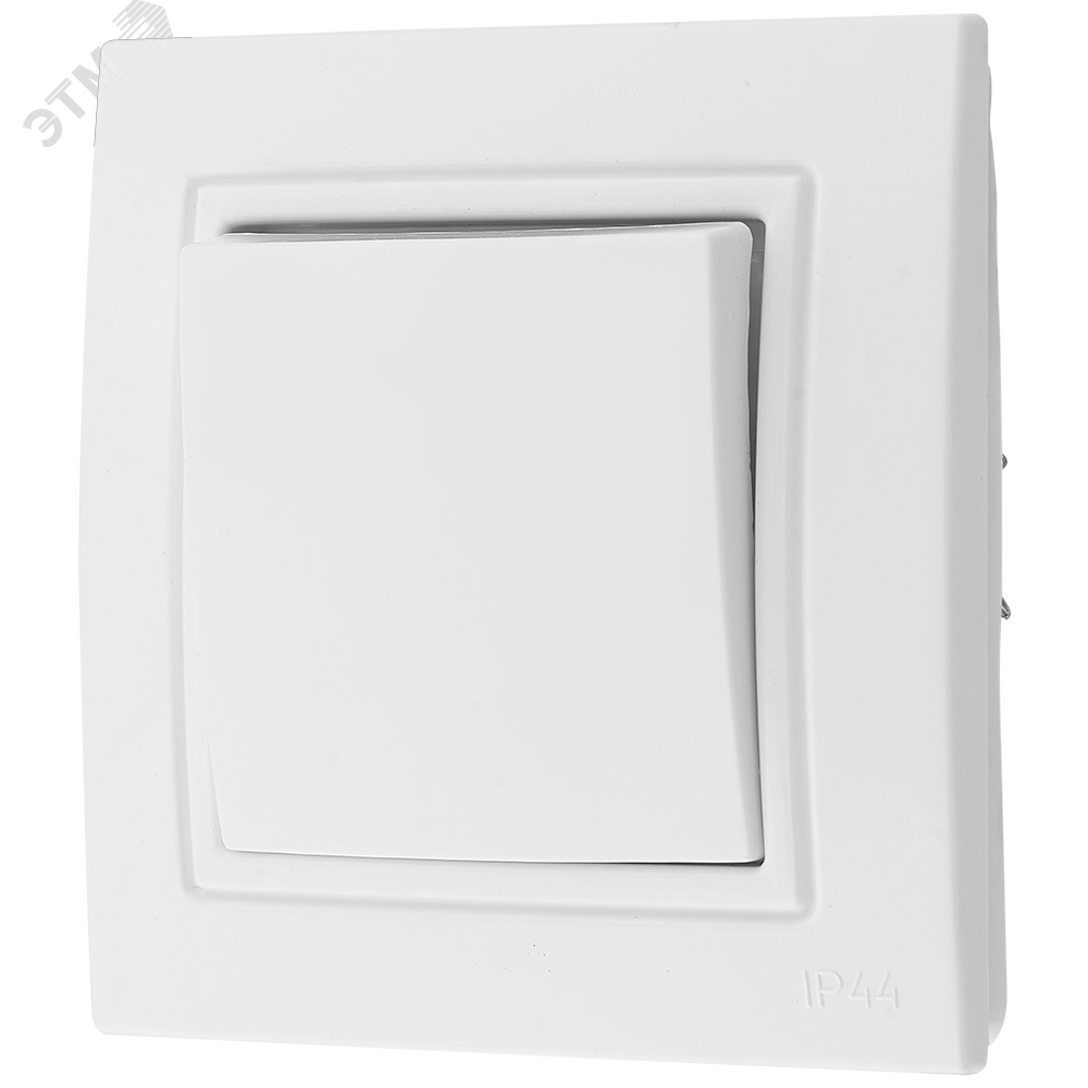 Изображение товара Беларусь Выключатель одноклавишный IP44 скрытый брызгозащищенный