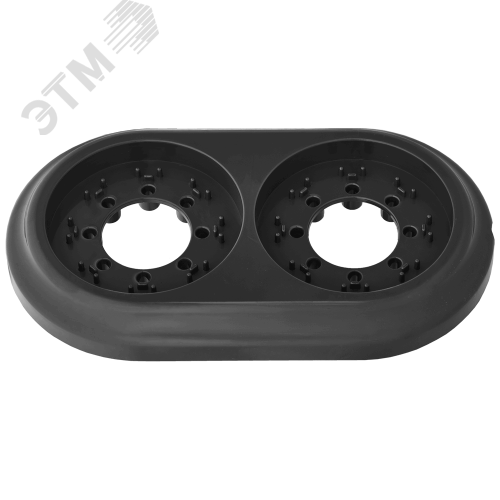 Изображение товара Ретро Рамка двухместная ЮЛИГ.735212.471 черный (шт)