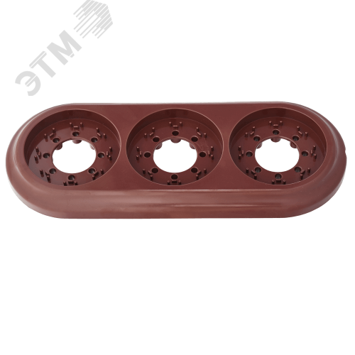 Изображение товара Ретро Рамка трёхместная ЮЛИГ.735212.472 коричневый (шт)