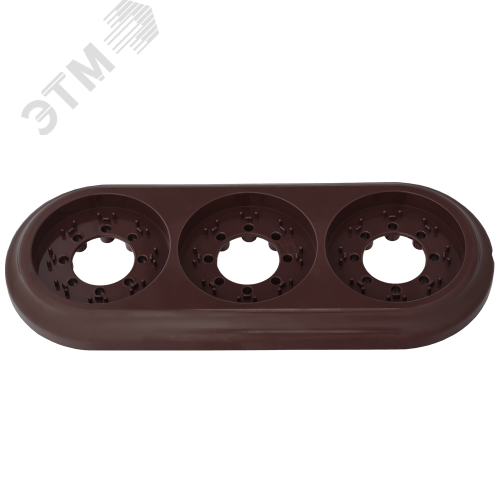 Изображение товара Ретро Рамка трёхместная ЮЛИГ.735212.472 шоколад (шт)